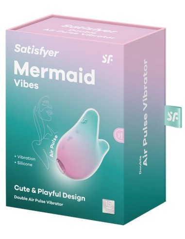 Stimulateur de Clitoris Mermaid Menthe Rose