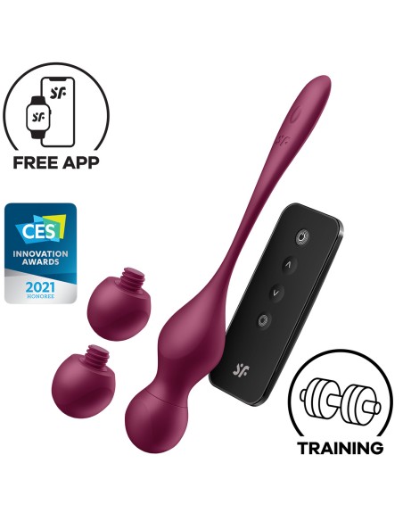 Boules de Geisha Vibrantes Connectées Love Birds Vary 9 x 3.3cm