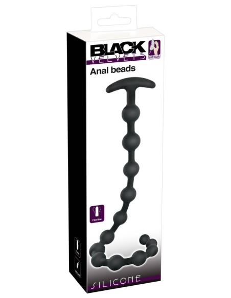 Boules anales Long Beads Silic 48 x 3cm Boules anales Long Beads Silic 48 x 3cm