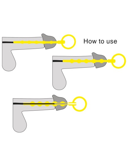 Kit de 3 Tiges d'urètre Training 12 cm - Diamètre 7 à 12mm