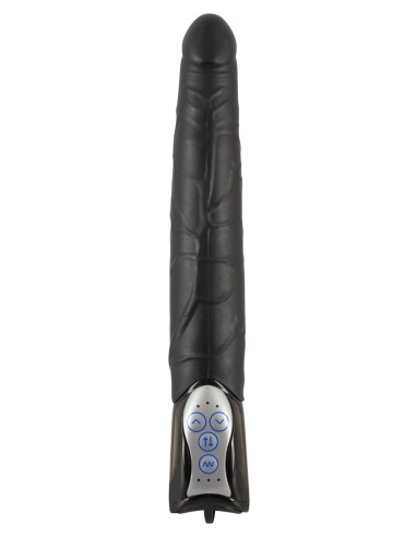 Gode Va-et-Vient Black Push 19 x 4cm