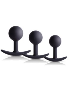 Kit de 3 Plugs lestés Tumbler Noirs