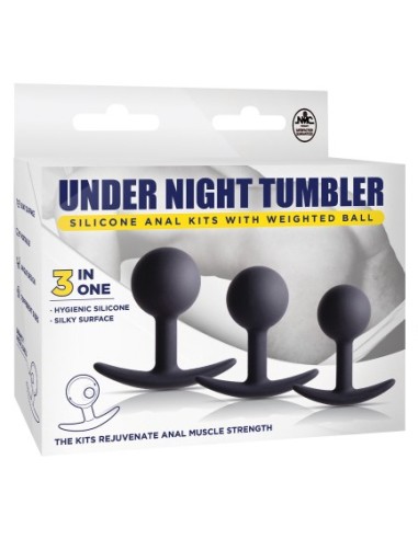 Kit de 3 Plugs lestés Tumbler Noirs