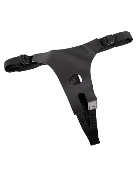 Harnais avec 3 Godes Strap-OnTricolor 17 x 4.5cm