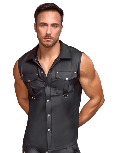 Chemise sans manches Lessio Noire