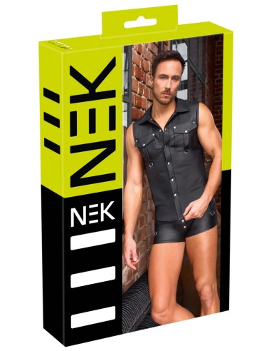 Chemise sans manches Lessio Noire