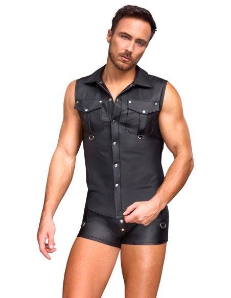 Chemise sans manches Lessio Noire