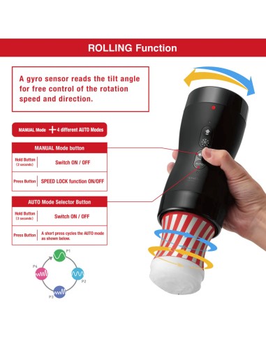 Kit Succion-Rotation Tenga Vacuum Gyro Roller