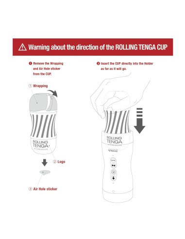 Kit Succion-Rotation Tenga Vacuum Gyro Roller