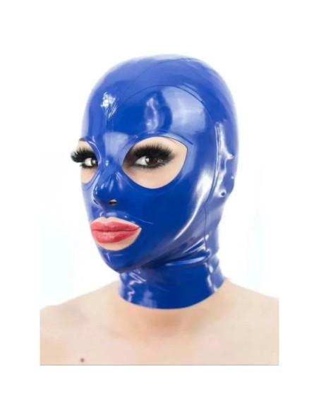 Cagoule en Latex Texie Bleu Cagoule en Latex Texie Bleu