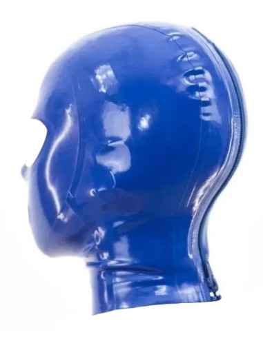 Cagoule en Latex Texie Bleu