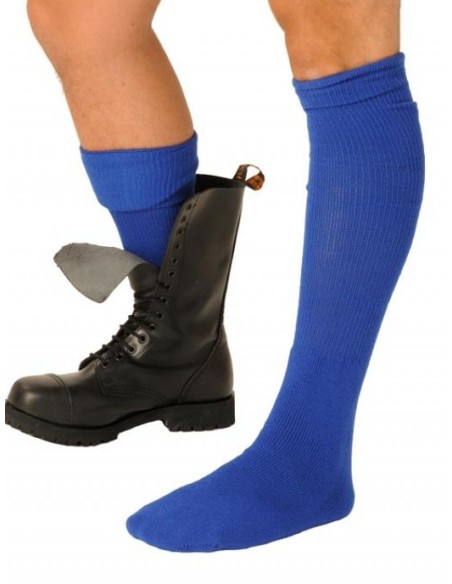 Chaussettes Boot Bleues Chaussettes Boot Bleues