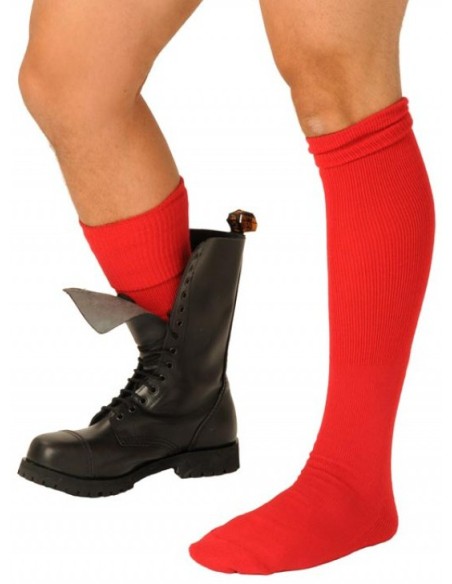 Chaussettes Boot Rouges
