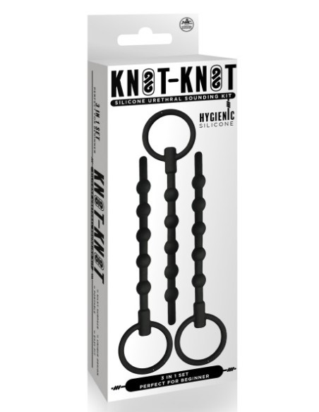 Lot de 3 Tiges Knot-Knot 12 cm - Diamètre de 7 à 12mm