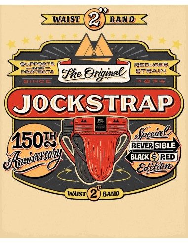 Jockstrap Rev2 Noir Rouge