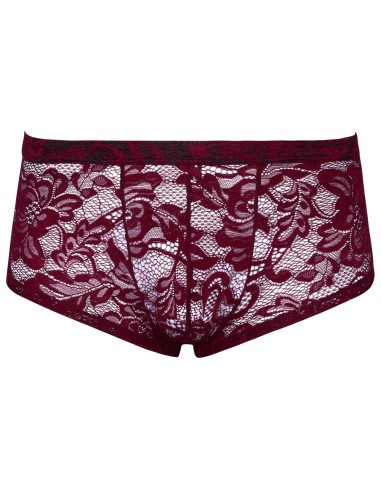 Boxer Dentelle FLINO Bordeaux