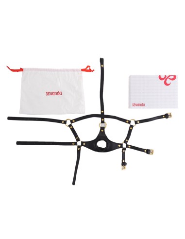 Bâillon avec Masturbateur Entrée Bouche Tranlips 30mm