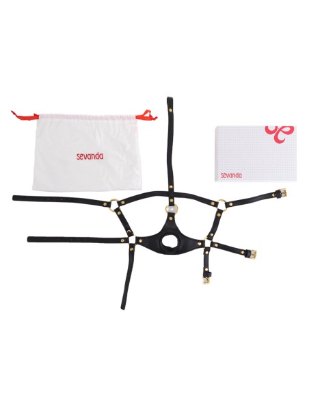 Bâillon avec Masturbateur Entrée Bouche Tranlips 30mm