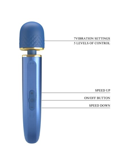 Wand Colorfull 24cm Tête 48mm Bleu