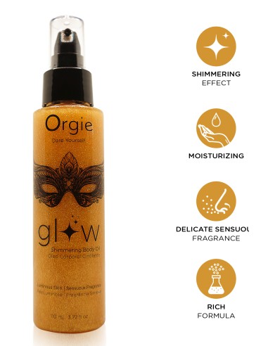 Huile Corporelle Scintillante Glow 110ml - Peinture Corporelle - 2