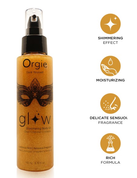 Huile Corporelle Scintillante Glow 110ml - Peinture Corporelle - 2