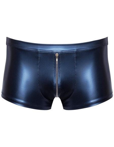 Boxer avec zip Andio Bleu métallisé