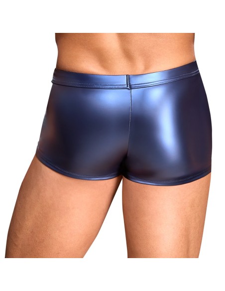 Boxer avec zip Eclino Bleu métallisé