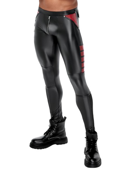 Pantalon Ormeto Noir-Rouge Pantalon Ormeto Noir-Rouge