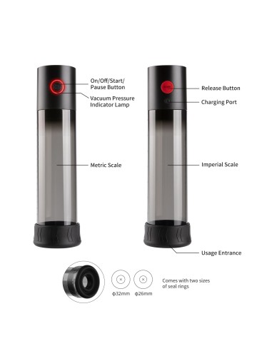 Pompe à pénis Work 1- 20 x 6cm