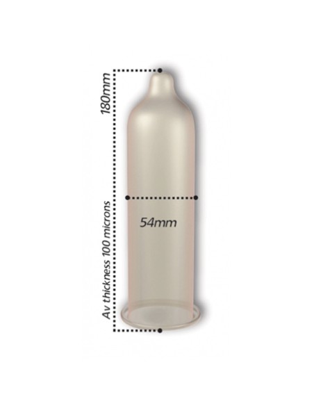Préservatifs Extra 54mm x12