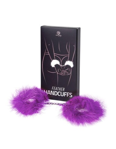 Menottes Boa Feather Violet