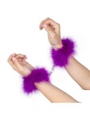 Menottes Boa Feather Violet