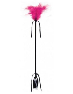 Cravache et Plumeau Secret Touch 50cm Fuchsia