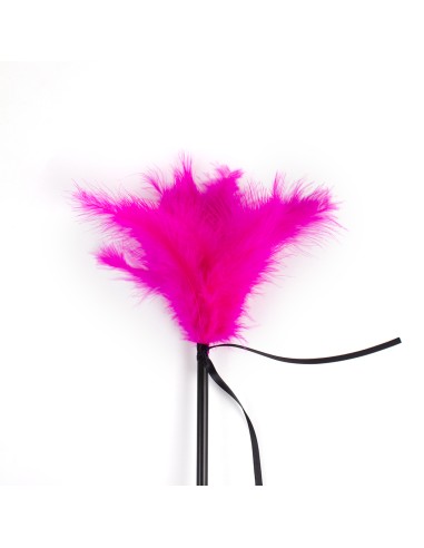 Cravache et Plumeau Secret Touch 50cm Fuchsia