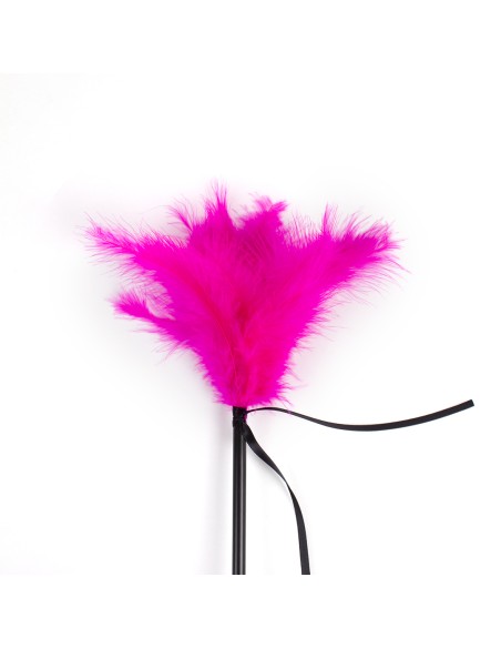 Cravache et Plumeau Secret Touch 50cm Fuchsia