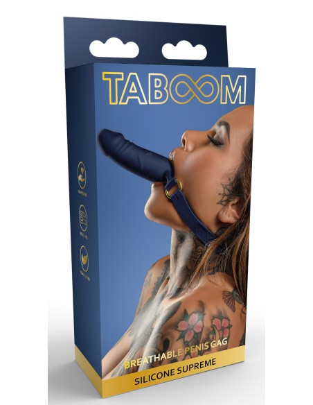 Bâillon en Silicone Supreme Double 9.5 x 3.4cm