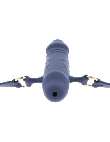 Bâillon en Silicone Supreme Double 9.5 x 3.4cm