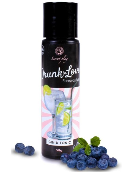 Lubrifiant Comestible Drunk In Love Gin & Tonic 60ml