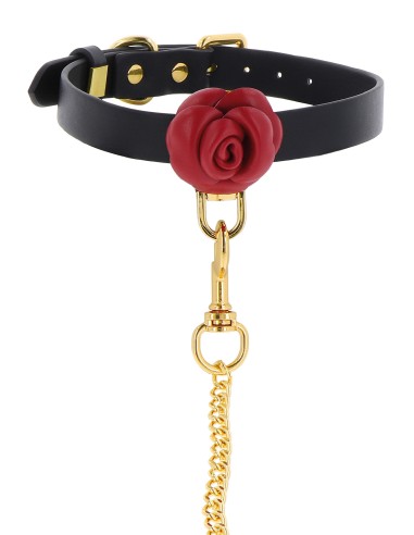 Collier et laisse Wild Roses