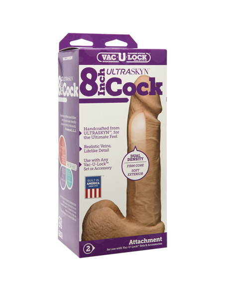 Gode Vac-U-Lock UltraSkyn 19 x 4.5cm Gode Vac-U-Lock UltraSkyn 19 x 4.5cm