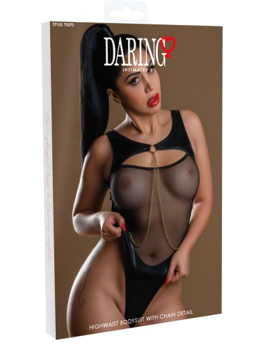 Body Chaînette Leyla Noir - Bodys et Harnais - 3