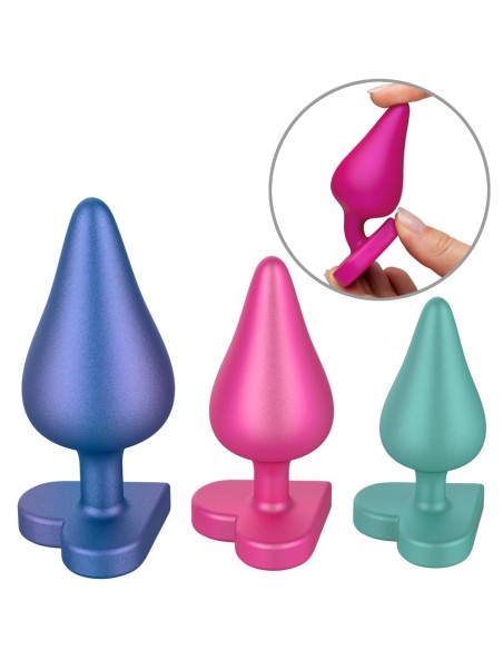 Kit de 3 Plugs en silicone Luster
