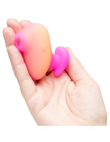 Stimulateur de Clitoris Kiss Orange et Rose