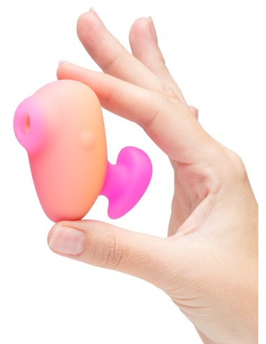 Stimulateur de Clitoris Kiss Orange et Rose