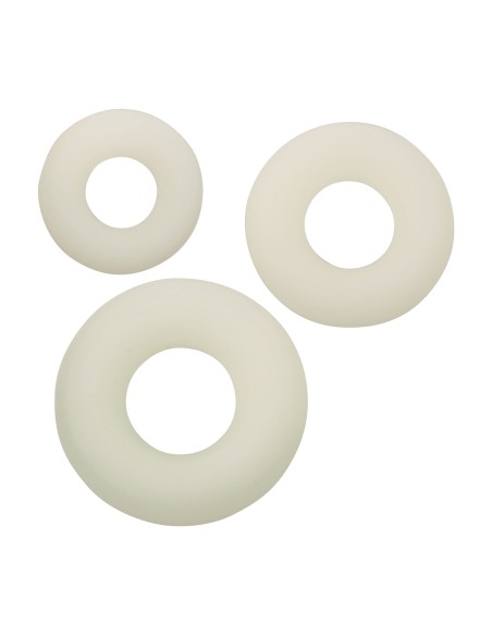 Pack de 3 cockrings phosphorescents Alpha Ring