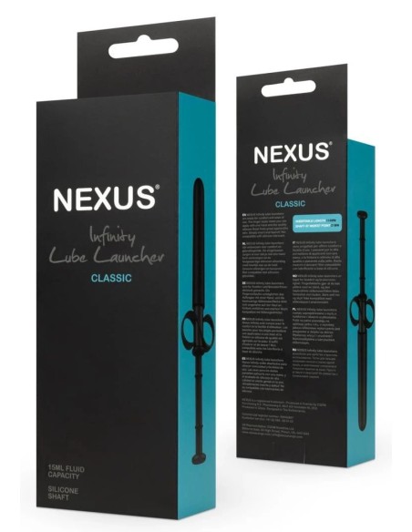 Injecteur à Lubrifiant INFINITY CLASSIC Noir | Insertion 11 x 2.1cm