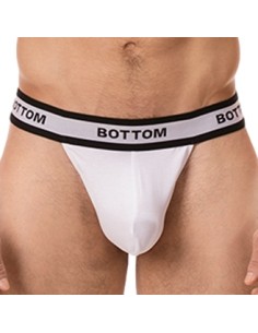 String Cache-sexe Bottom Blanc