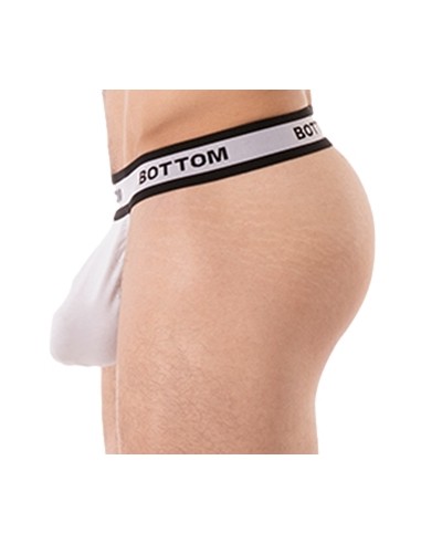 String Cache-sexe Bottom Blanc