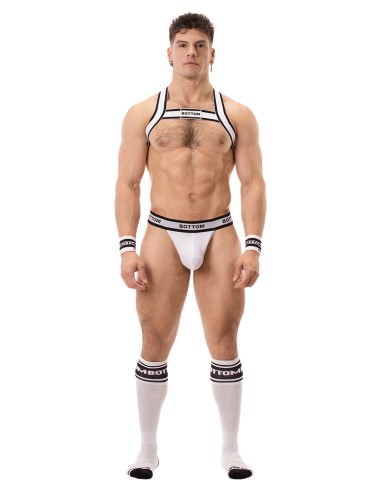 String Cache-sexe Bottom Blanc