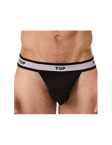 String Cache-sexe Top Noir String Cache-sexe Top Noir